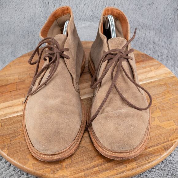 Frye Tan Suede Lace-Up Chukka Boots Men’s Size 10.5 D - Picture 2 of 7